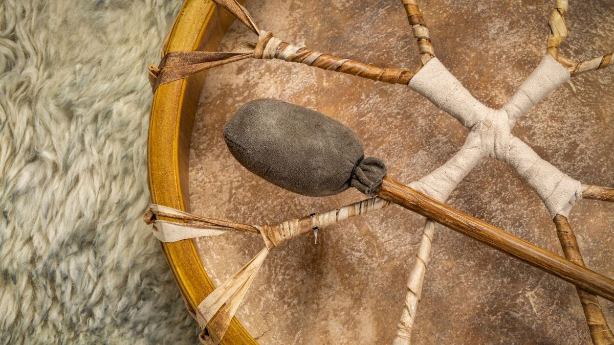 Eigene Trommel bauen (nur aus Material aus der Natur) trommel selbst bauen 1