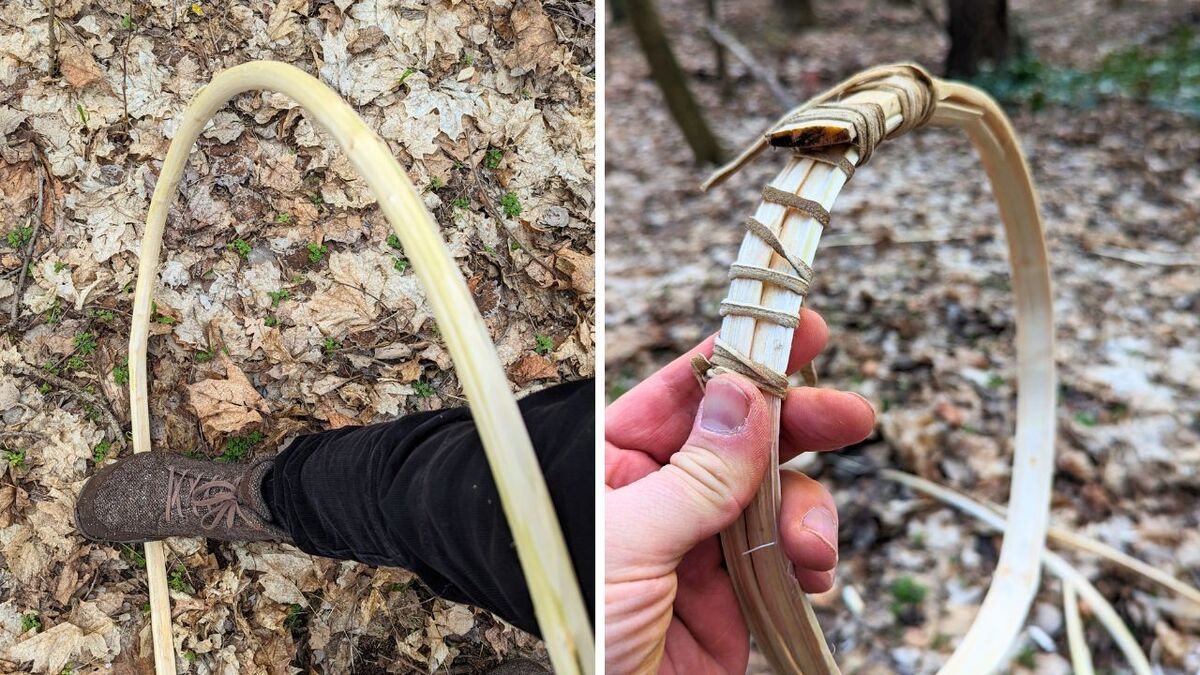 Eigene Trommel bauen (nur aus Material aus der Natur) trommel selbst bauen diy wildnisfertigkeiten holz biegen