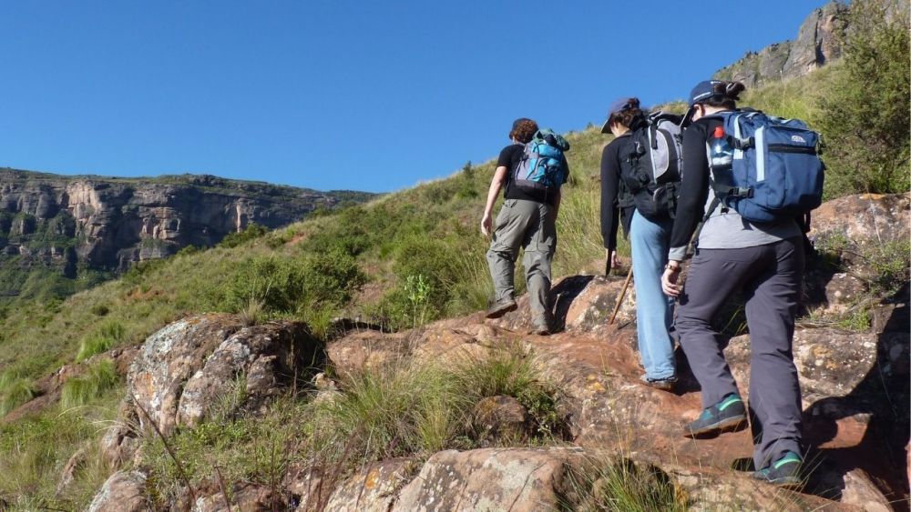 wandern am berg