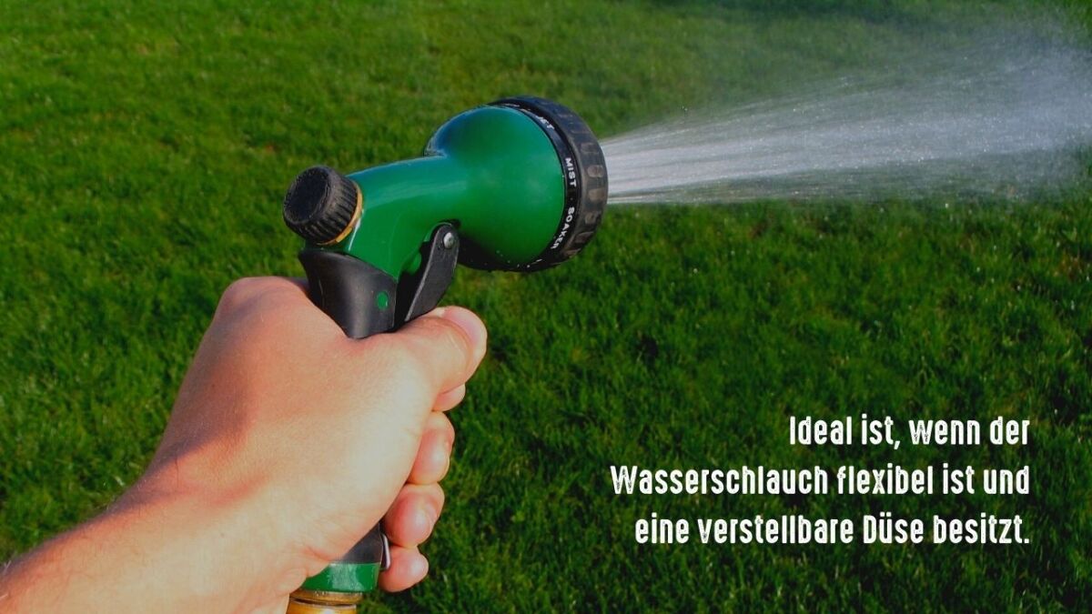 wasserschlauch verstellbare duese flexibel