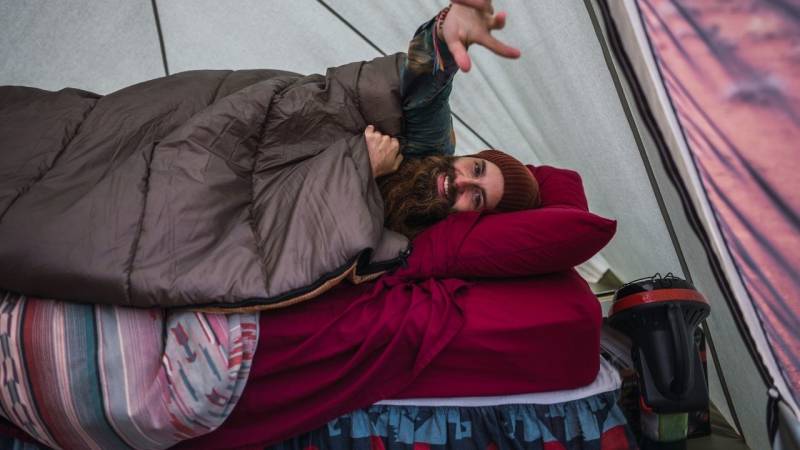 With these proven tips you sleep best in the tent