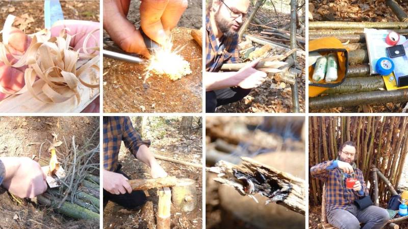 In meinem Wildimpuls-Programm lernen wir zusammen mit Video-Kursen es uns in der Natur einzurichten und Outdoor-Projekte umzusetzen