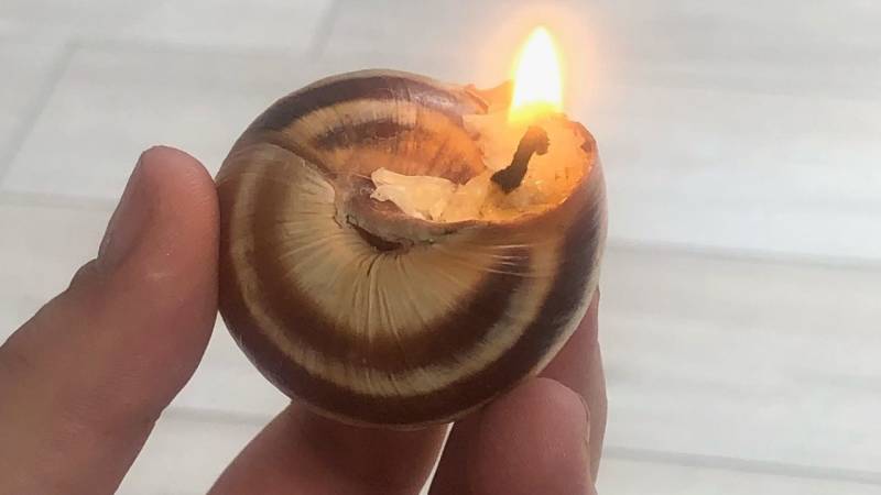 How you build a wilderness candle with and for children