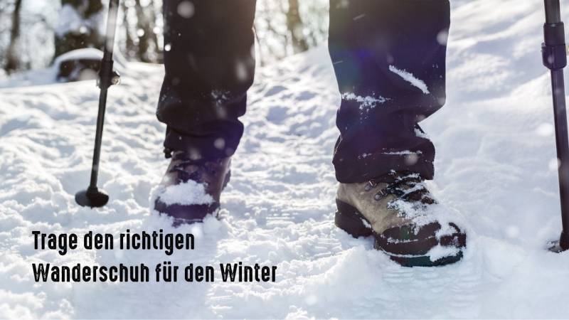 winter wandern die richtigen schuhe