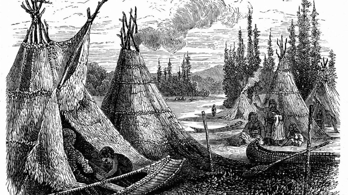 zelte indigener vorfahren