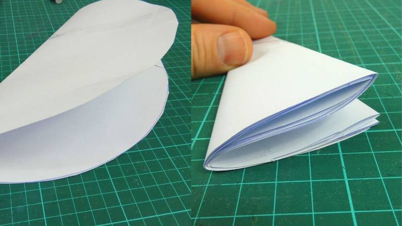 Fold your template four times to create the holes.