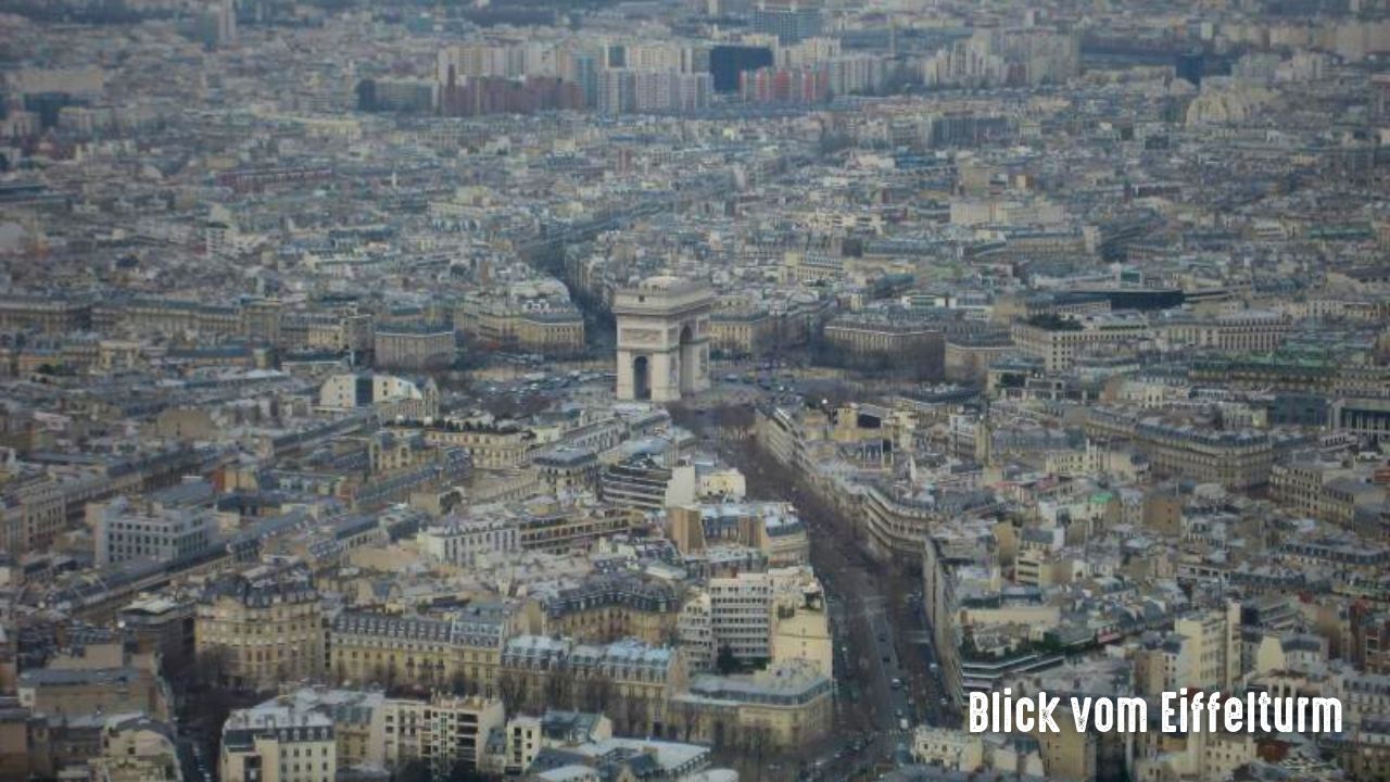 Blick vom Eiffelturm 2007, als ich ihn das vierte Mal besuchte