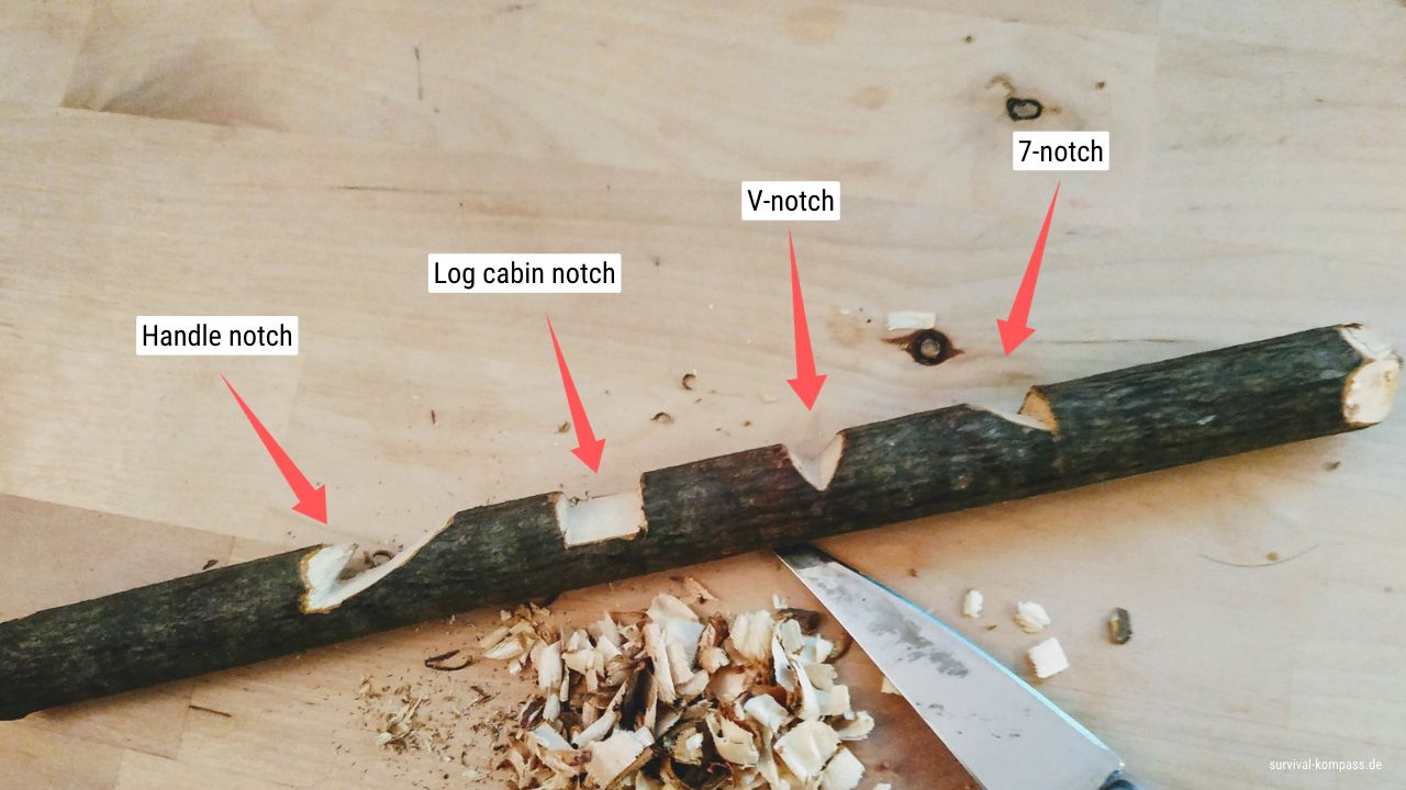The 4 most important notches for bushcrafting