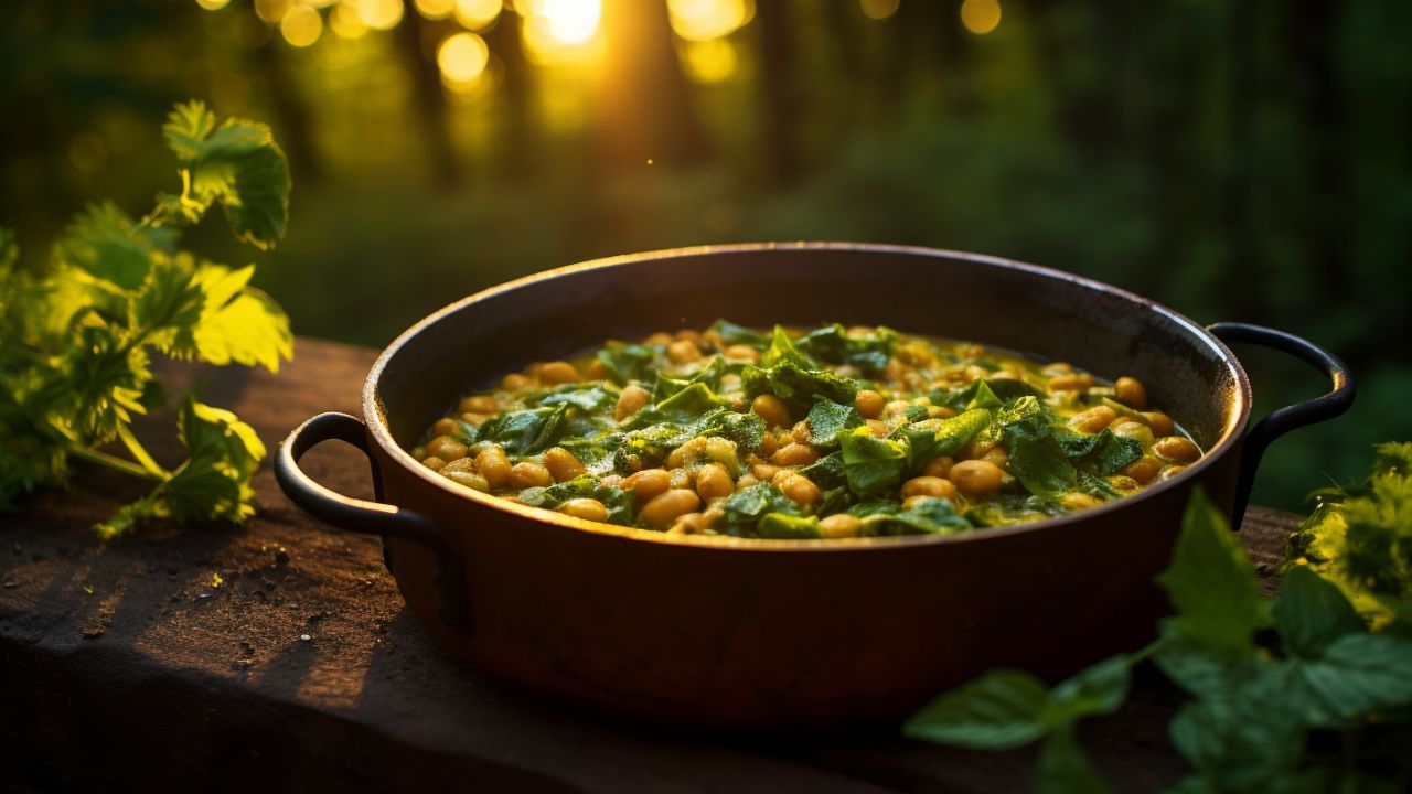 Bohnen-Spinat-Curry
