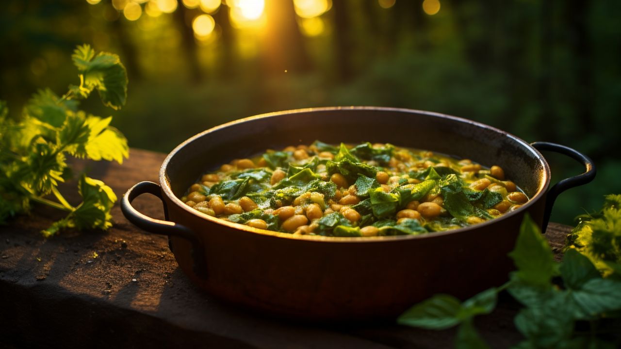 Bean Spinach Curry