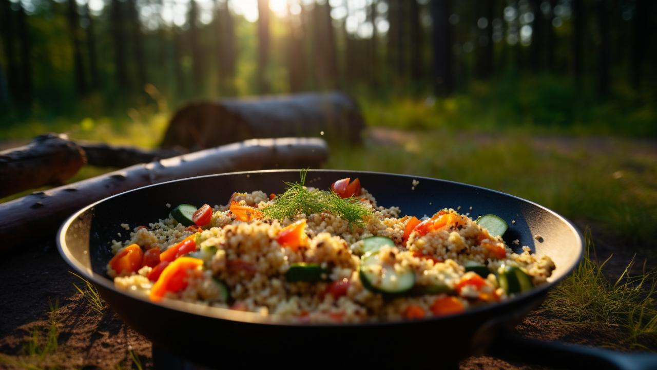 Quinoa salad à la wilderness