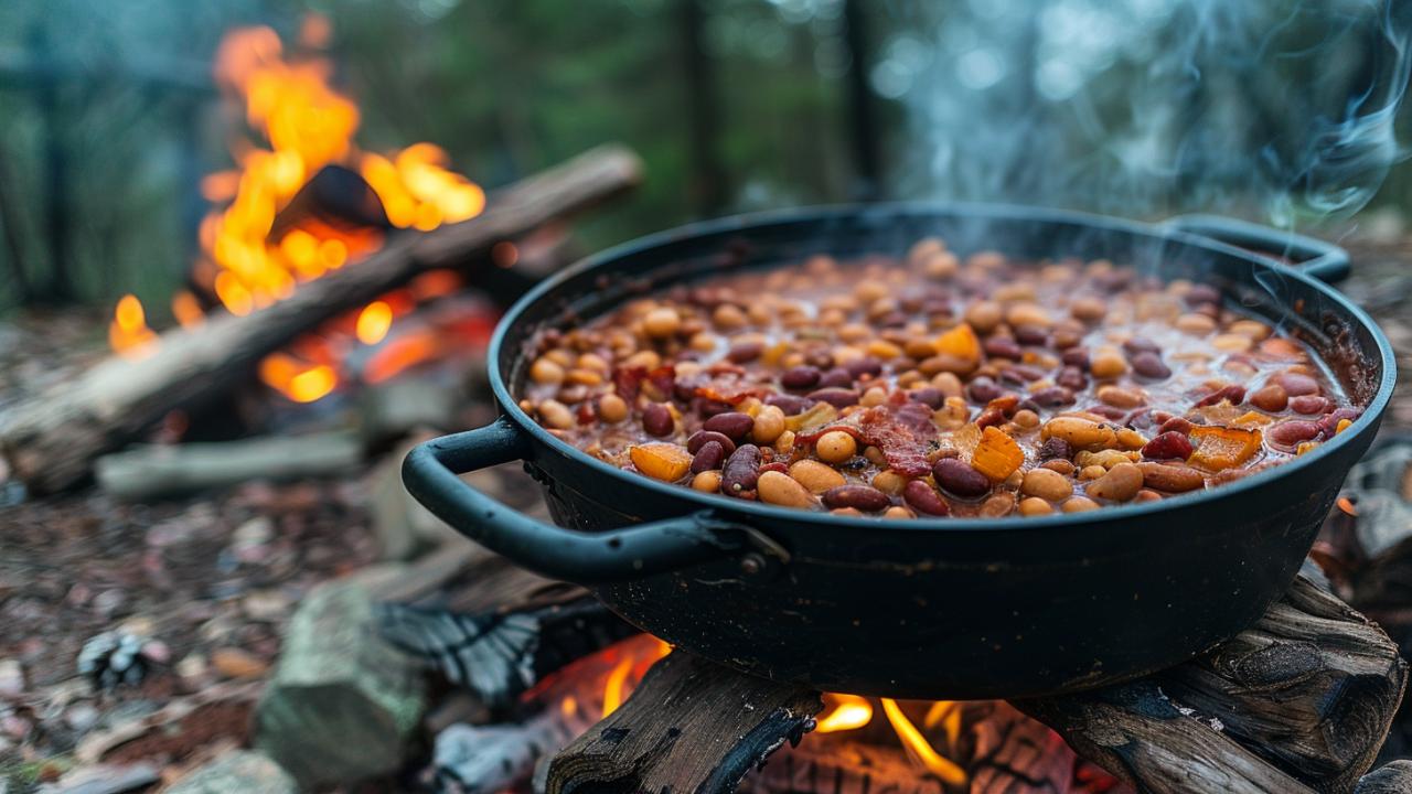 Wild Bean Stew with Bacon
