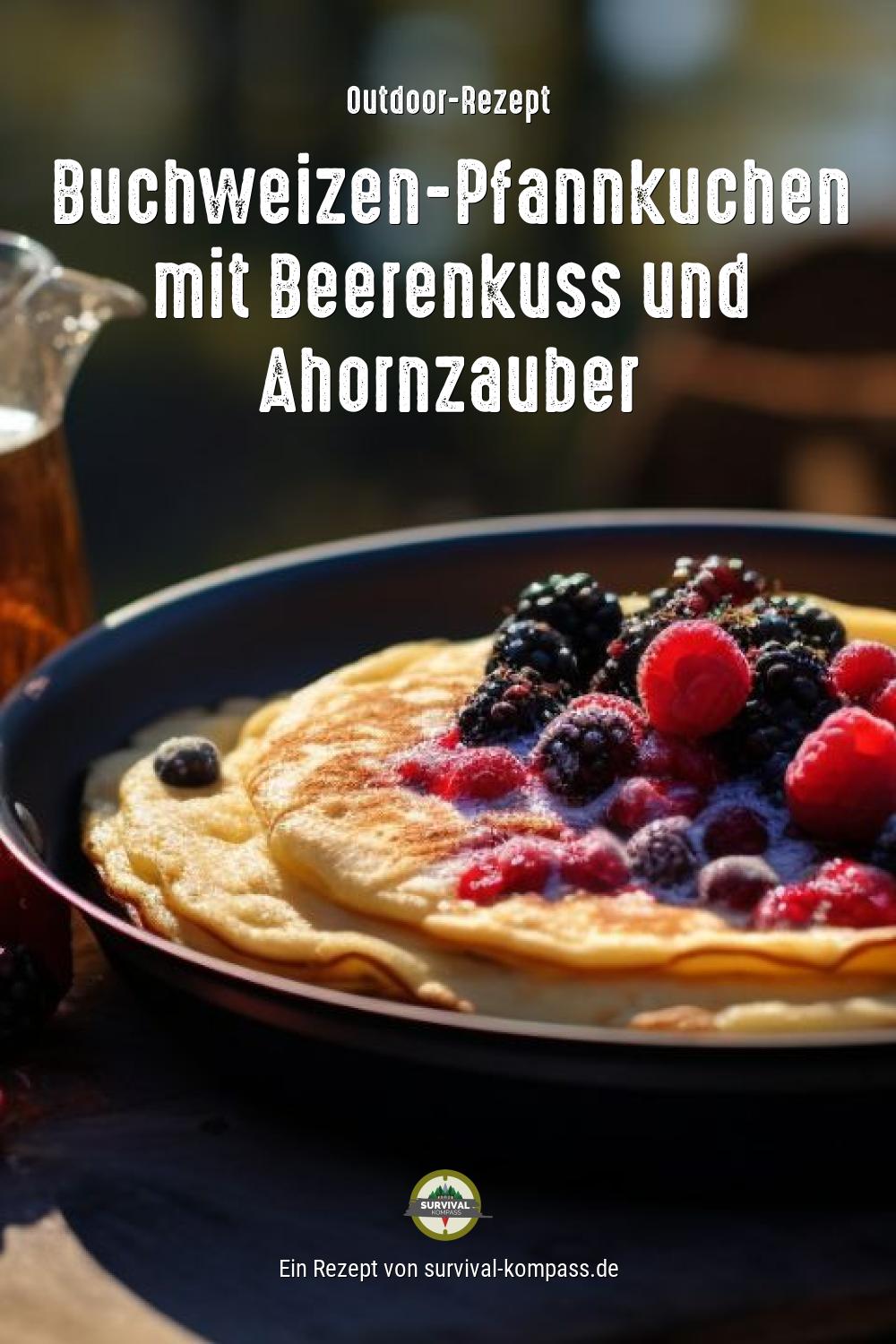 Buchweizen-Pfannkuchen mit Beerenkuss und Ahornzauber