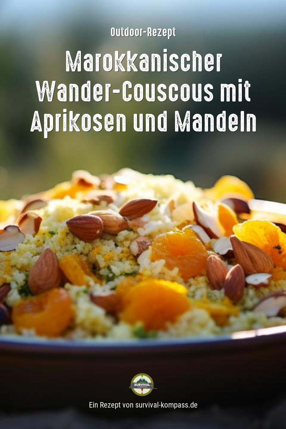 Marokkanischer Wander-Couscous mit Aprikosen und Mandeln