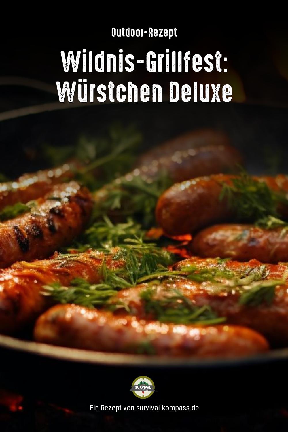 Wildnis-Grillfest: Würstchen Deluxe