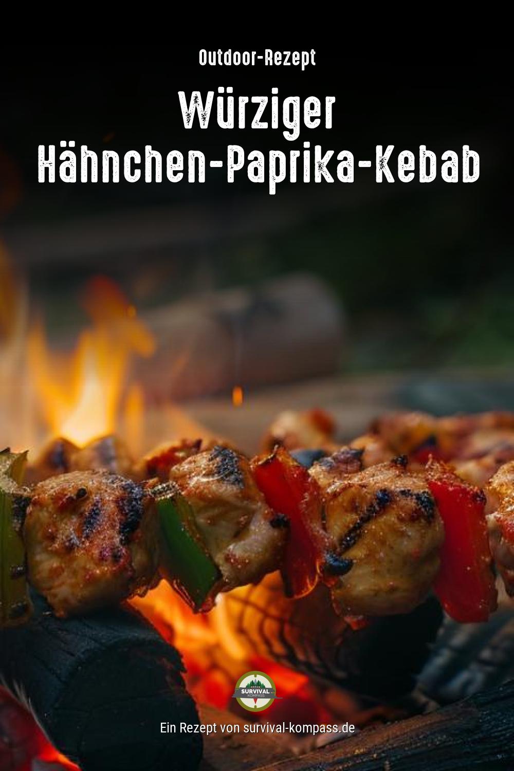 Würziger Hähnchen-Paprika-Kebab