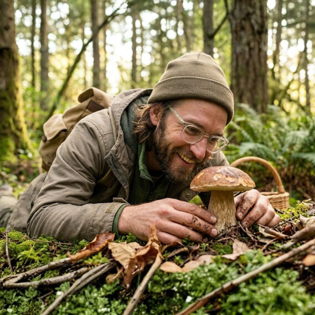 Lachende Frau am Baum